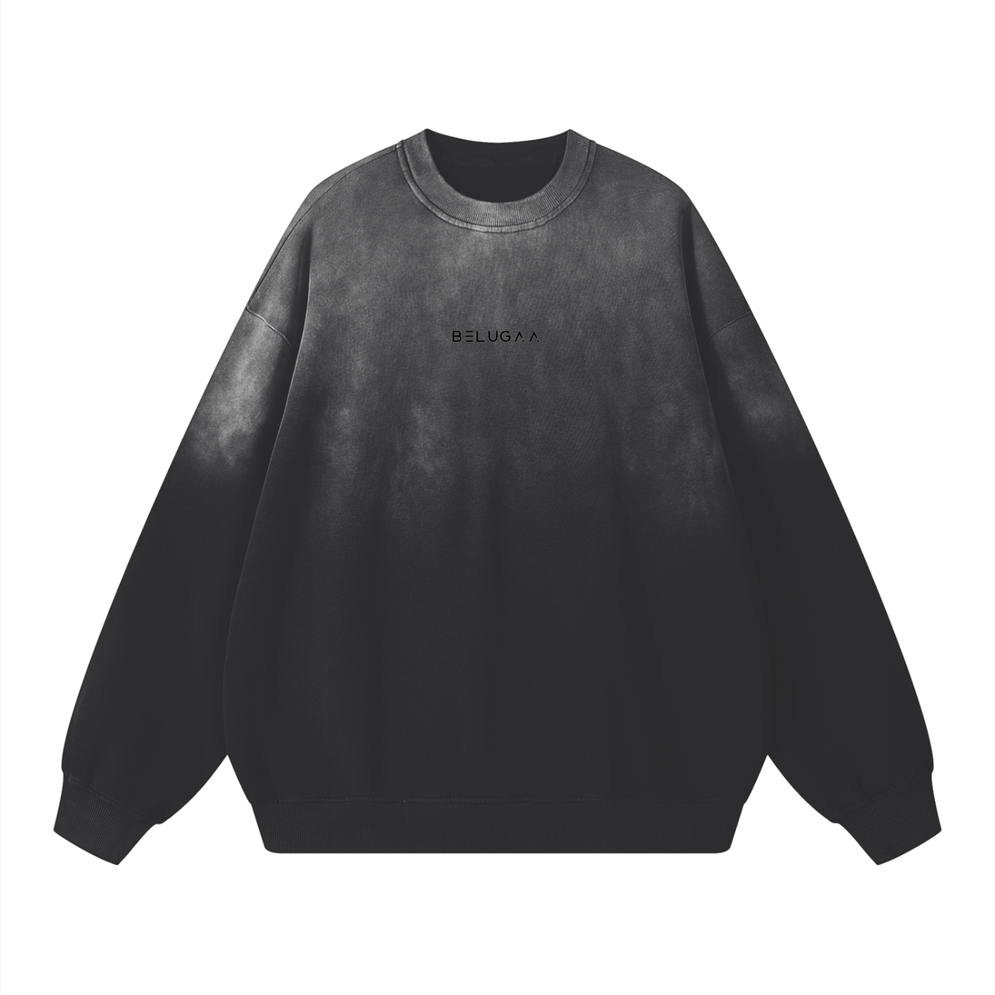 Sun-bleached cotton sweatshirt