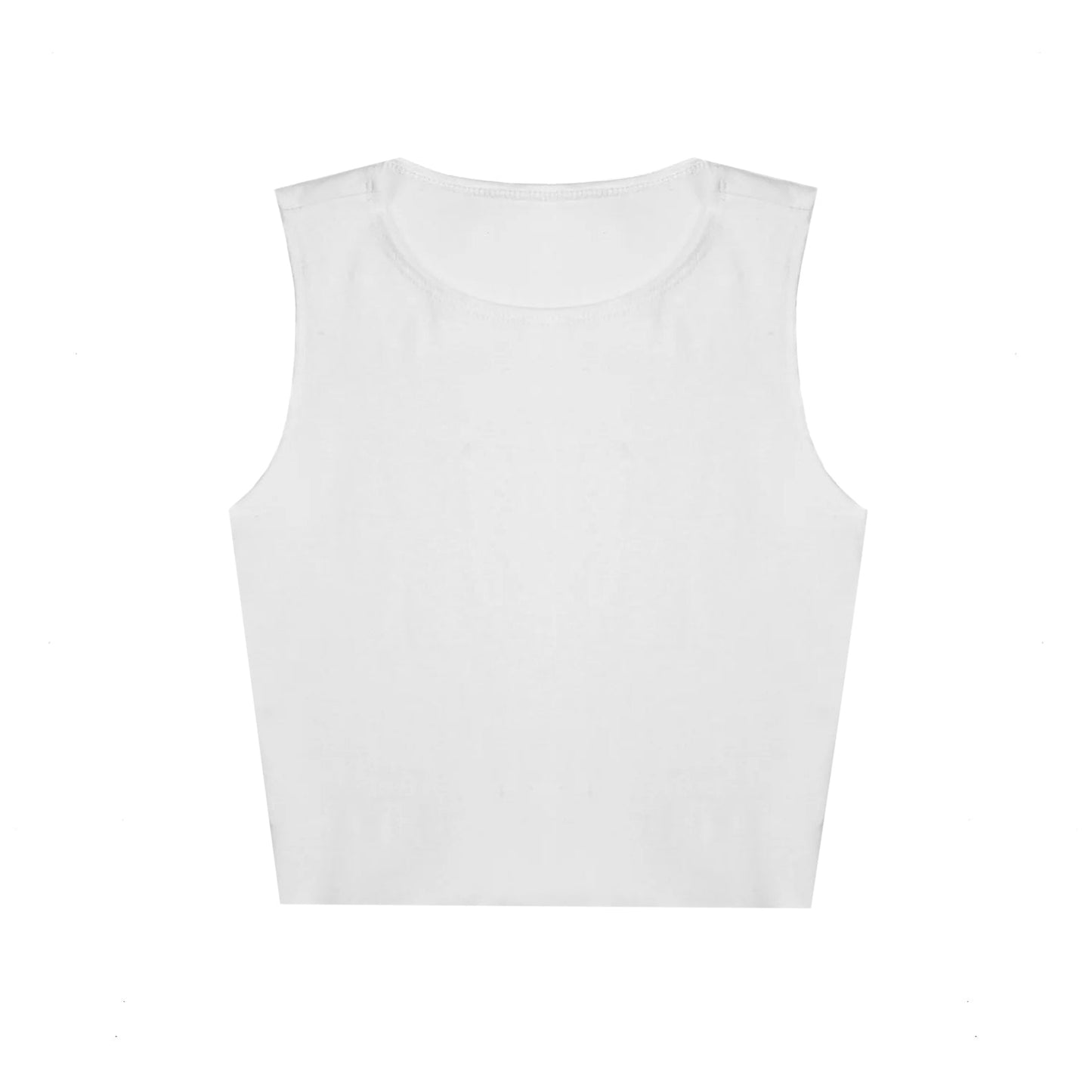 Cropped Formfitting Muscle Tank