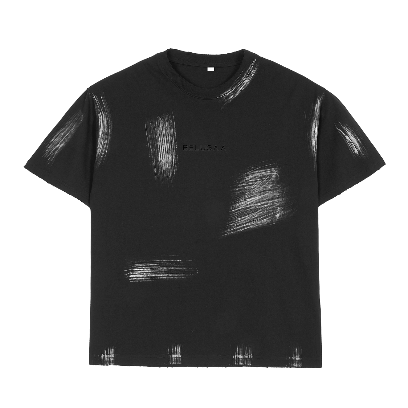 Micro-brushed cotton tee