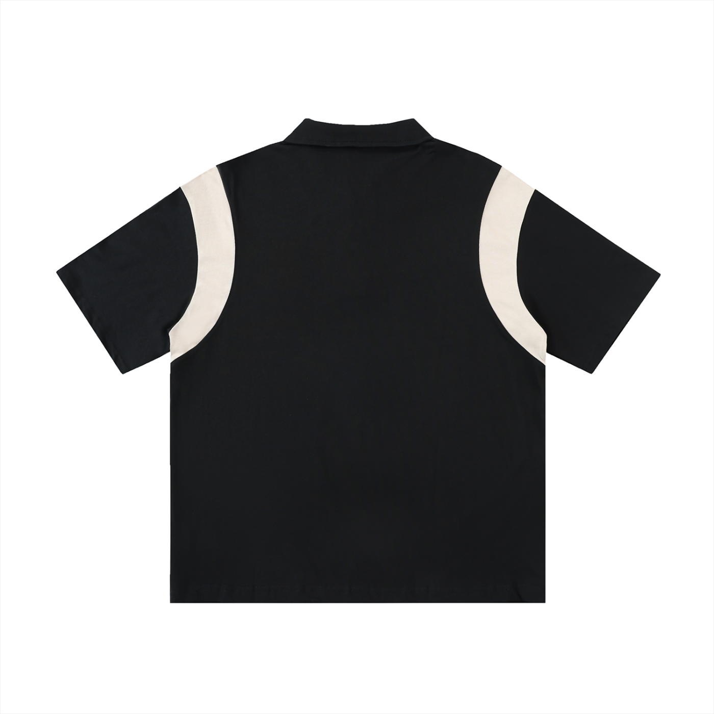 Modern Paneled Polo Shirt