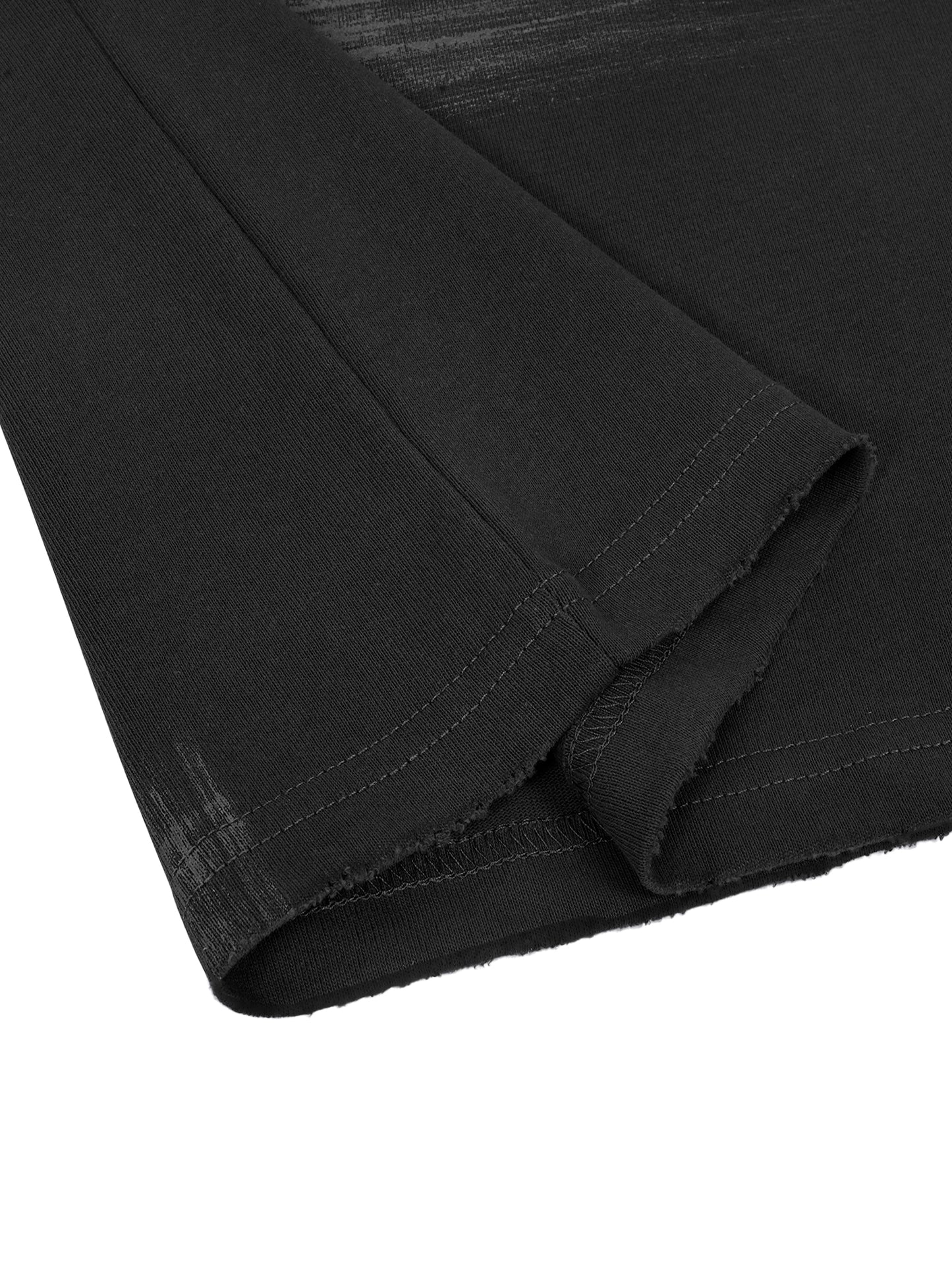Micro-brushed cotton tee