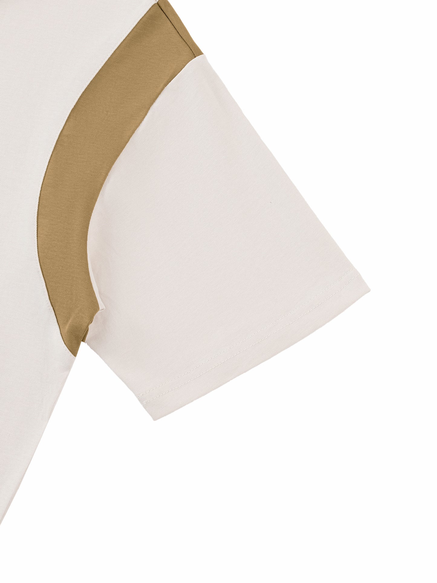 Modern Paneled Polo Shirt