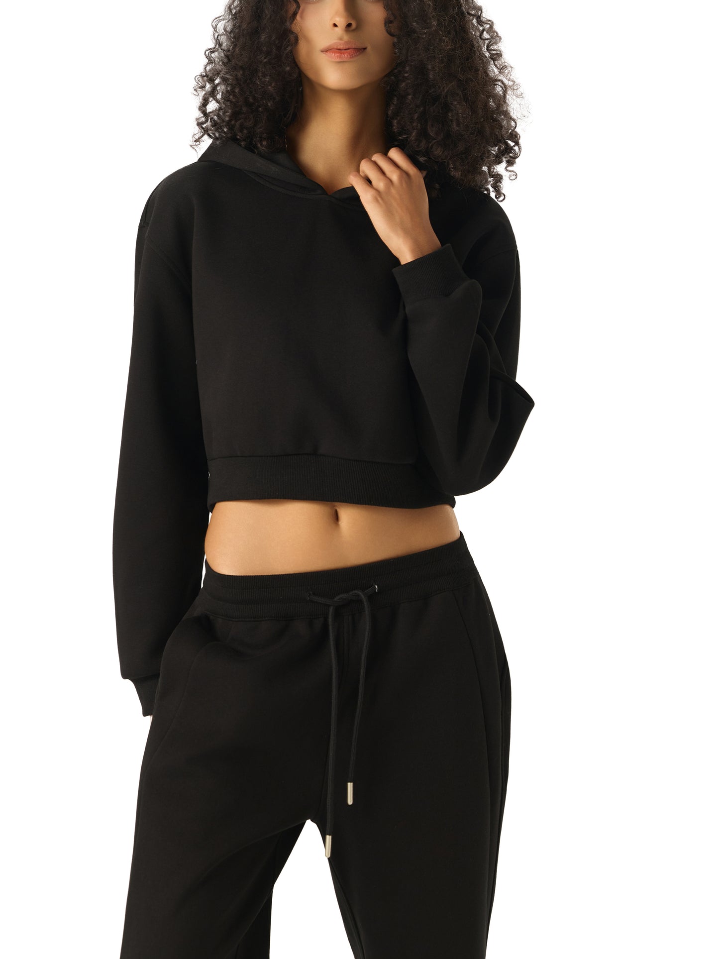 Minimalist Cropped Hoodie