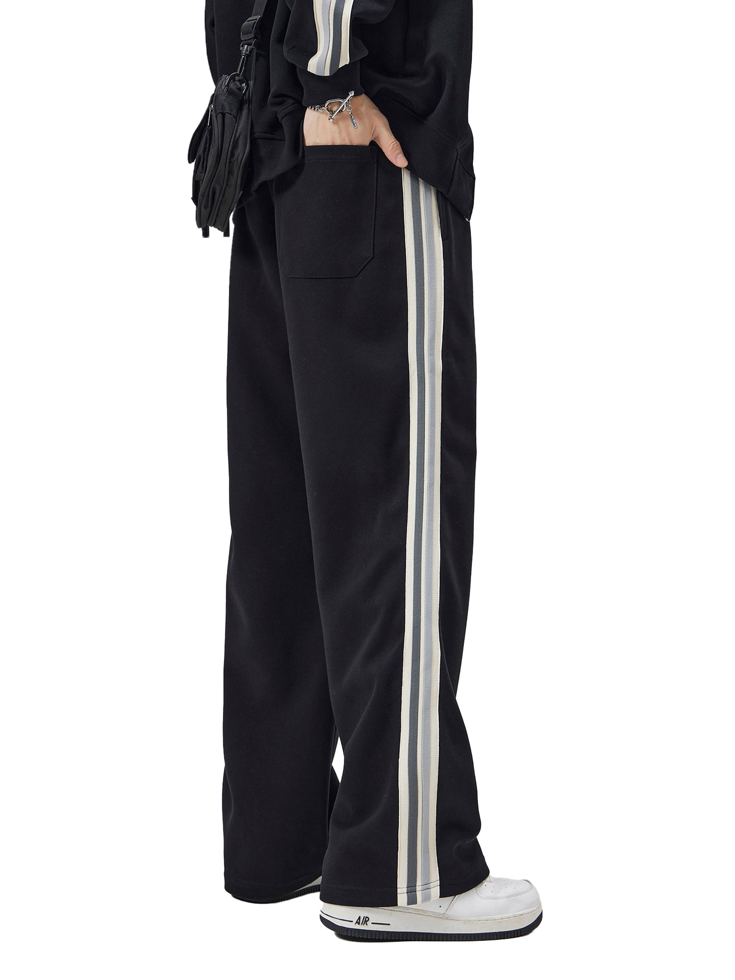 Modern Side-Stripe Pants