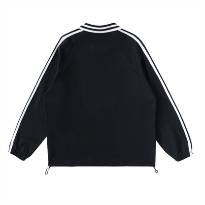 Edge Contrast Collar Sweatshirt
