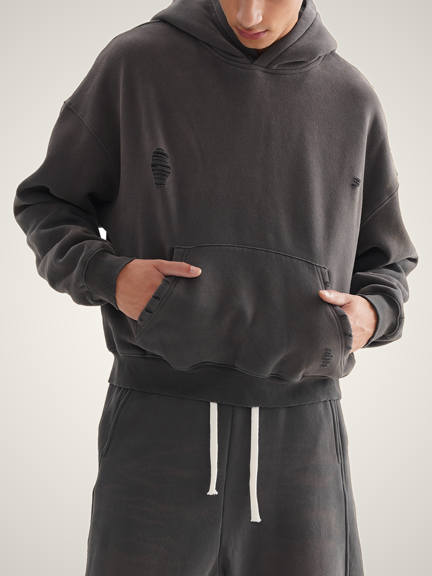 RawEdge Fleece Hoodie