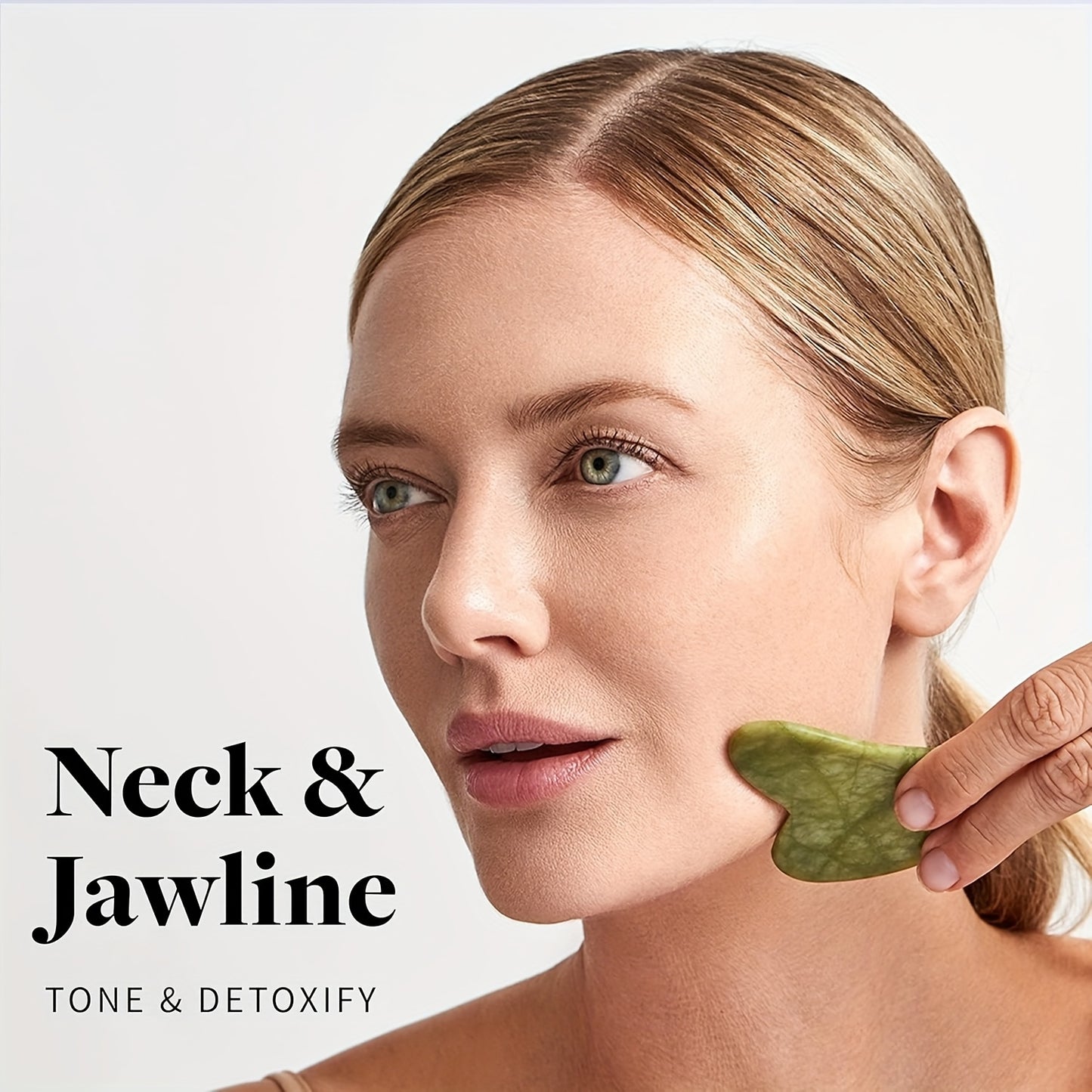 High-quality Spa Grade Jade Roller And Gua Sha | Face Roller Massager And Gua Sha Massage Tool Set