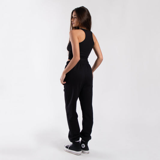 Cropped 2x1 Ribbed Tank