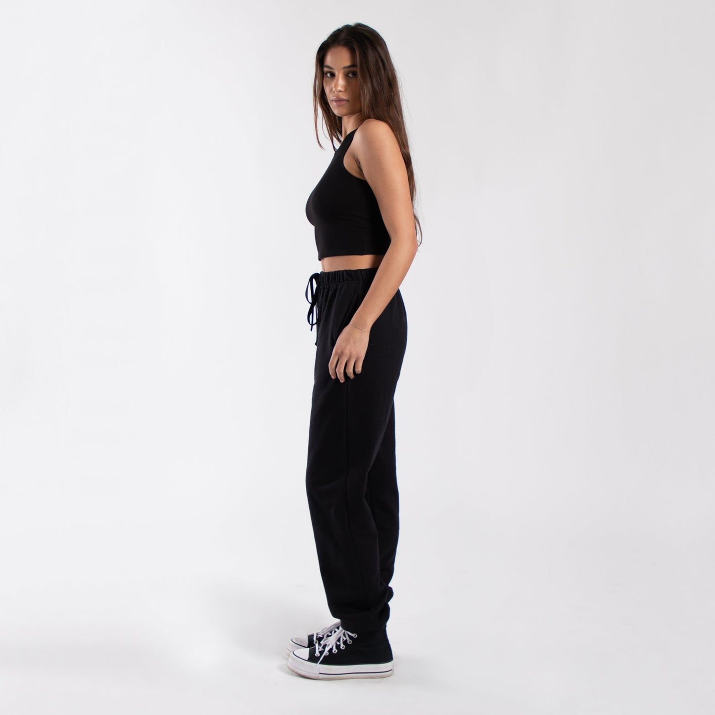 Cropped Formfitting Muscle Tank