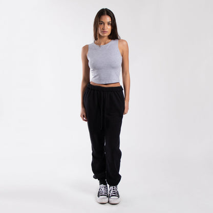 Cropped Formfitting Muscle Tank