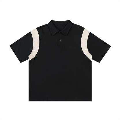 Modern Paneled Polo Shirt