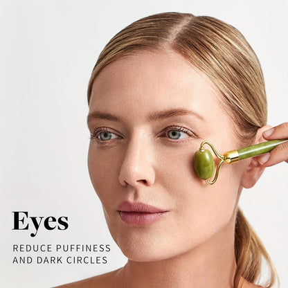 High-quality Spa Grade Jade Roller And Gua Sha | Face Roller Massager And Gua Sha Massage Tool Set