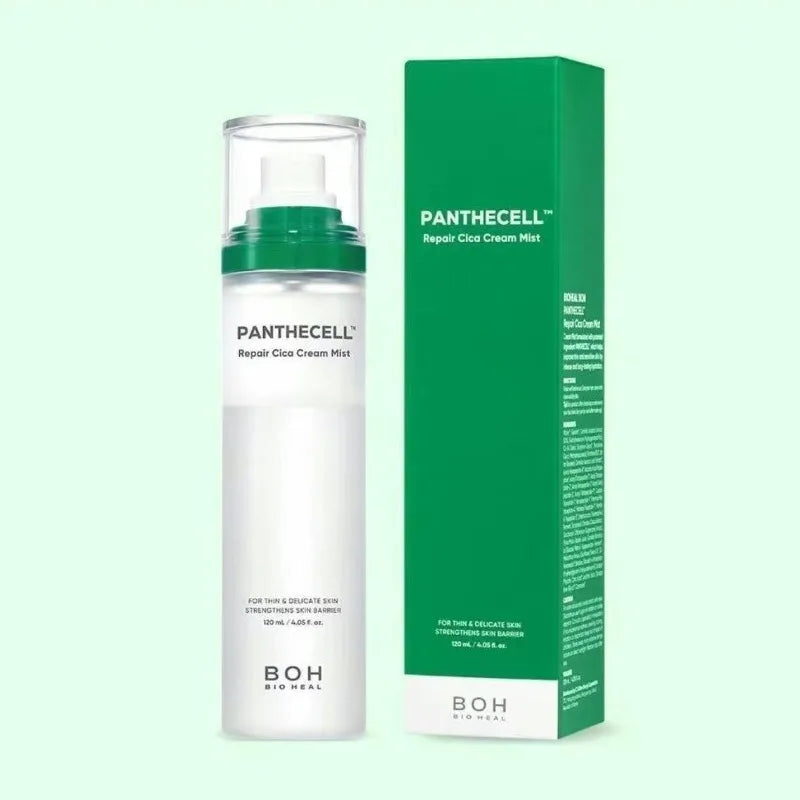 Korean Skincare Panthecell Repair Cica Cream Mist 120ml Facial Moisturizing Spray Before Makeup and Strengthens The Skin Barrier