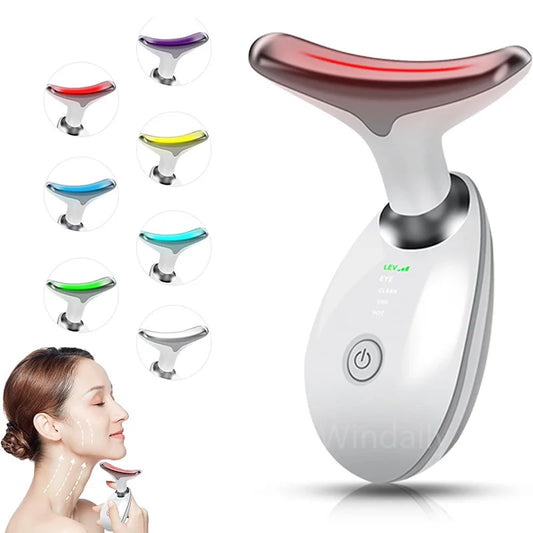 Facial & Neck Tightening Massager for Wrinkle Reduction and face lift