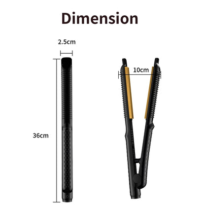 Electric Hair Curler Iron – Corrugated Plate for Wavy Curls and Volume