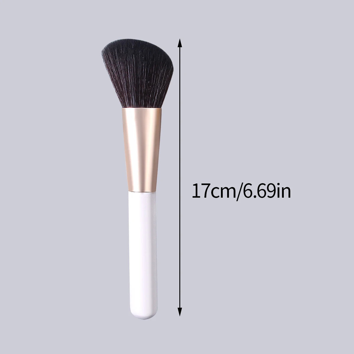 High-Quality Angled Makeup Brush – Blush, Powder & Contouring
