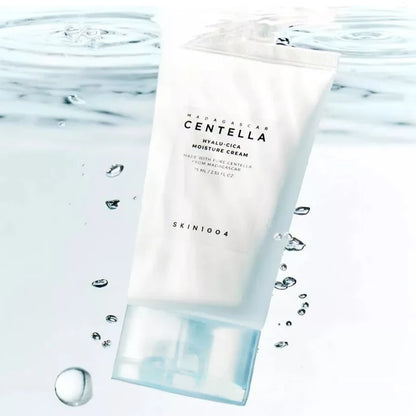 Korean Centella Hyalu-Cica Moisture Cream and Facial Hyalu Cica Water-Fit Sun Serum SPF50 Sunscream Protection Skincare Product