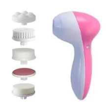 Electric Silicone Facial Brush – Skin Massager, Wireless Charging, Waterproof