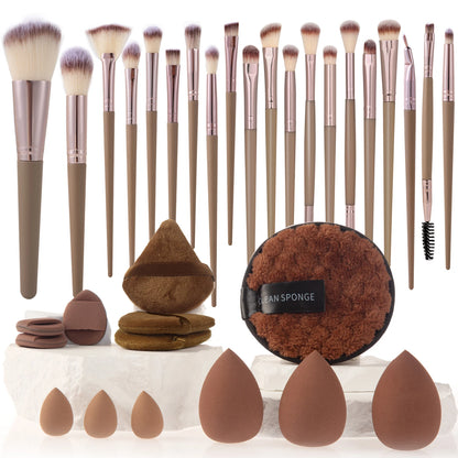 13-40pcs Makeup Brushes Set – Eye Shadow, Foundation, Blush & Concealer Brushes