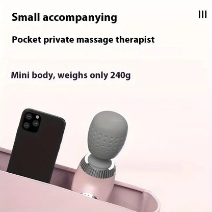 Portable handheld massager, USB rechargeable, multifunctional full body massage, relax neck, back, legs and waist