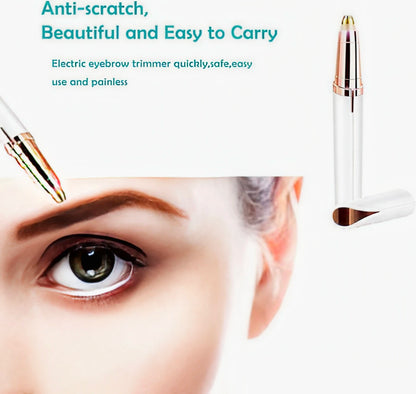 Eyebrow Trimmer for Women – Painless Electric Razor & Hair Remover