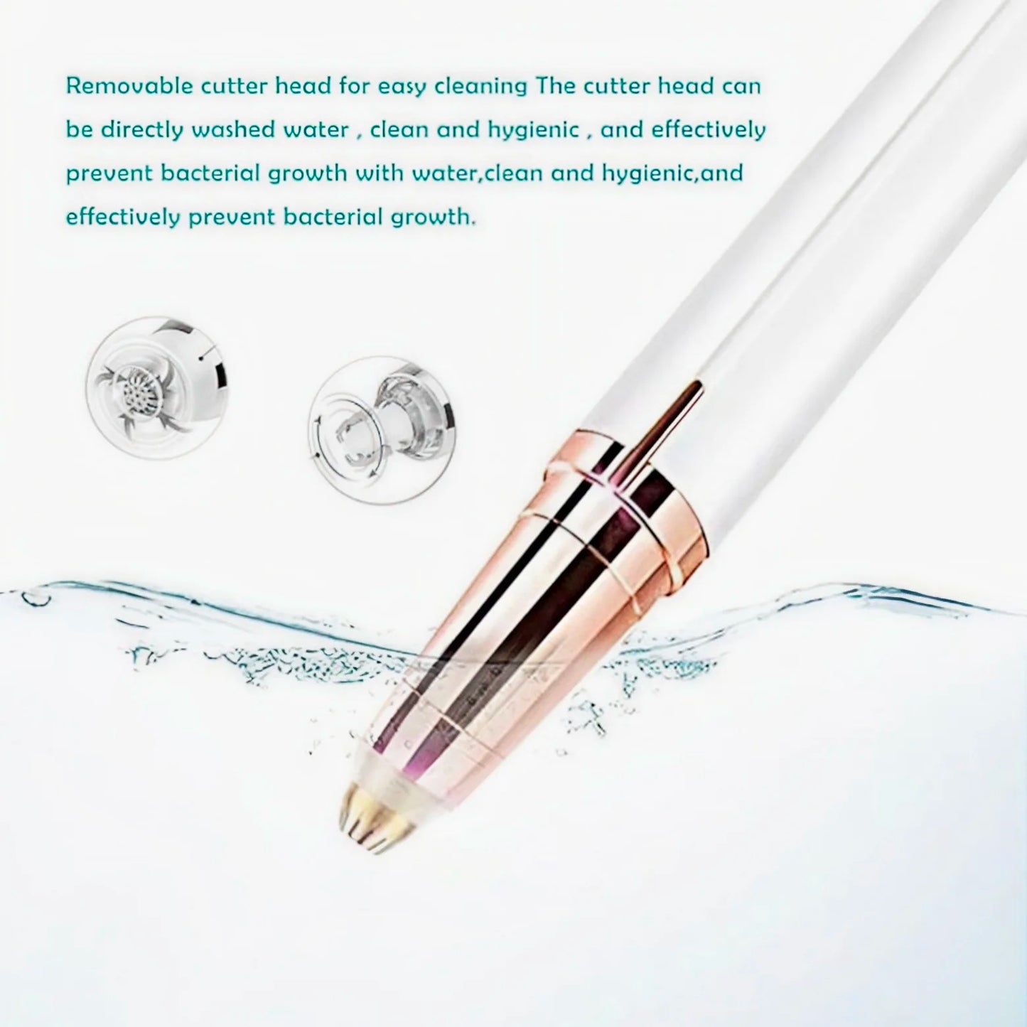 Eyebrow Trimmer for Women – Painless Electric Razor & Hair Remover