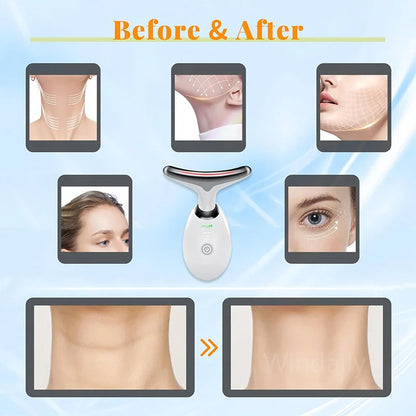 Facial & Neck Tightening Massager for Wrinkle Reduction and face lift