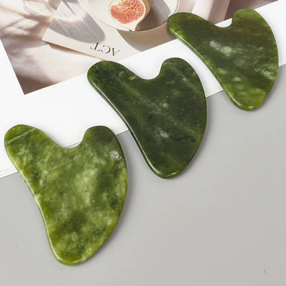 Gua Sha Tool Jade Heart-shape Massager Neck Massage Guasha Beauty Product Skin Care health Tool