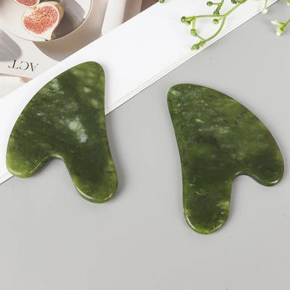 Gua Sha Tool Jade Heart-shape Massager Neck Massage Guasha Beauty Product Skin Care health Tool