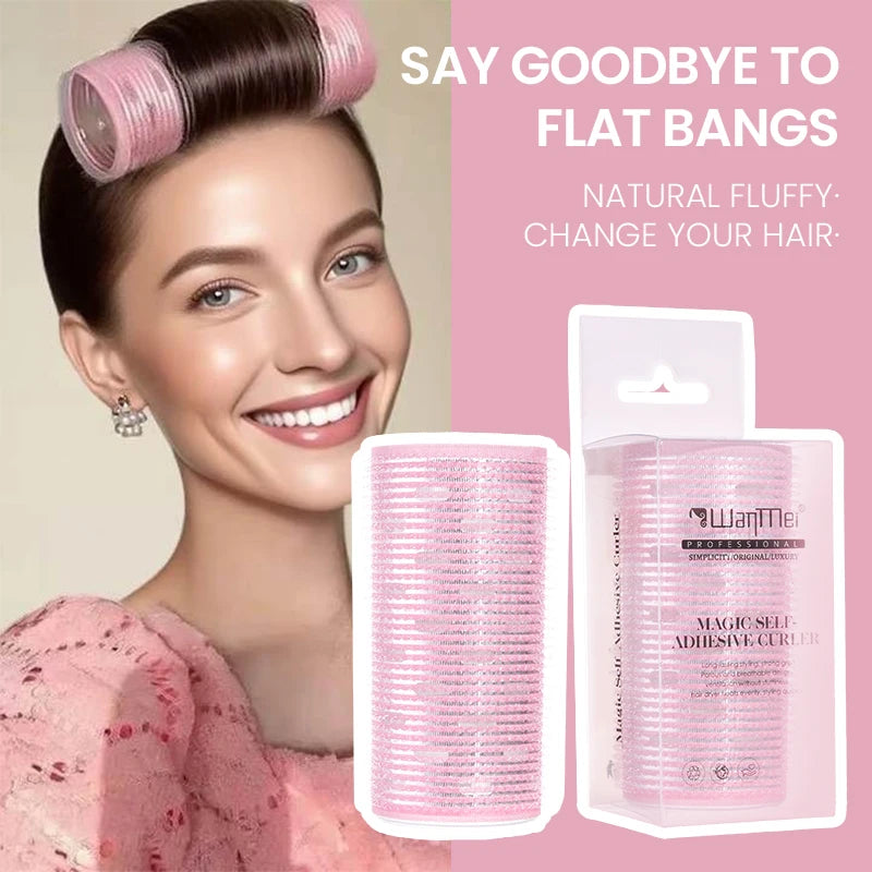 1pcs Hair Rollers Set Curlers No Heat Hair Waver Bangs Self-Adhesive Hair Curlers for Women Makeup Hair Styling Curling Tools