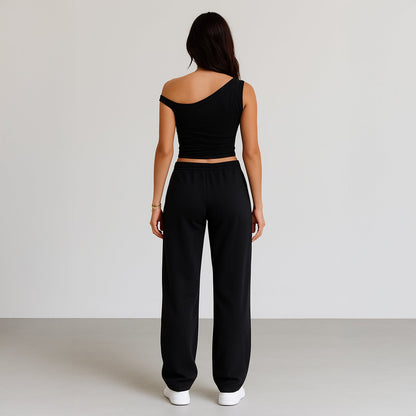 One Shoulder Asymmetrical Tank