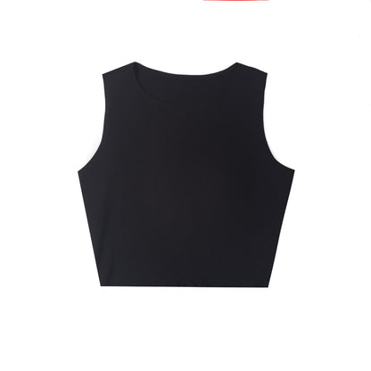 Cropped Formfitting Muscle Tank