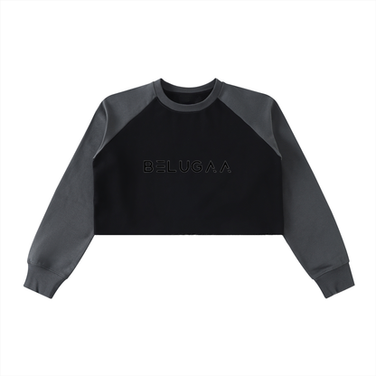 Street Fray Crop Sweatshirt