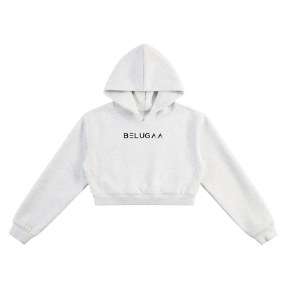 Minimalist Cropped Hoodie