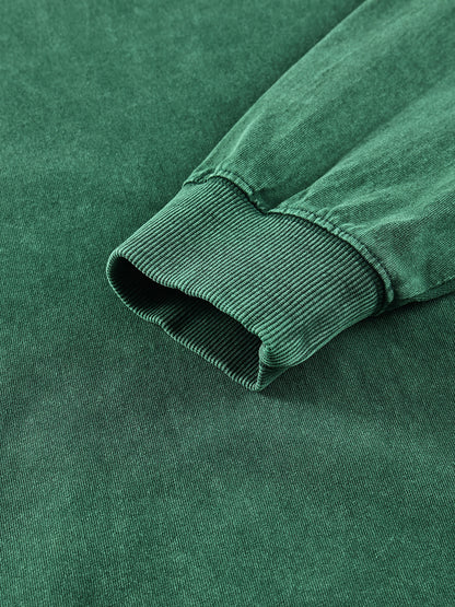 Mineral wash long sleeve tee