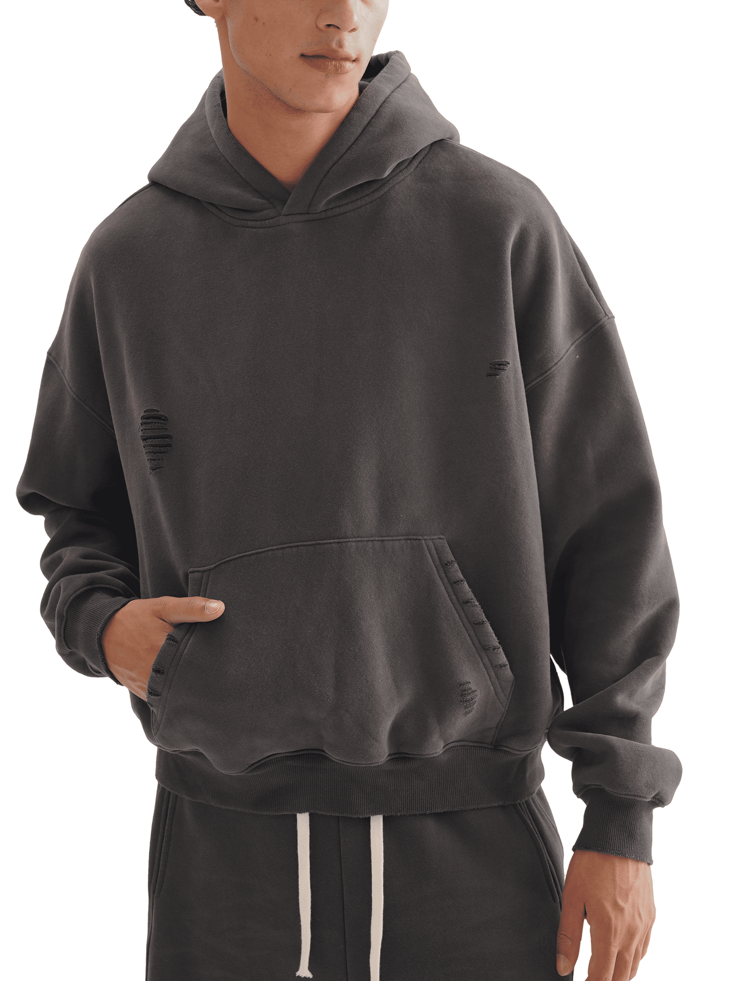 RawEdge Fleece Hoodie