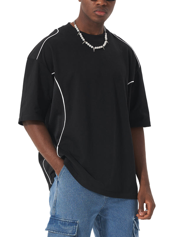 Street Panel Cotton T-Shirt