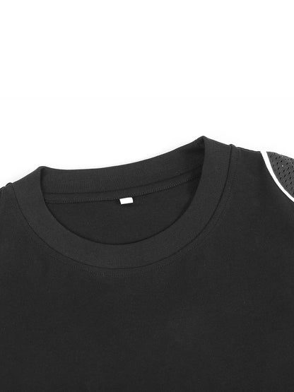 Street Panel Cotton T-Shirt