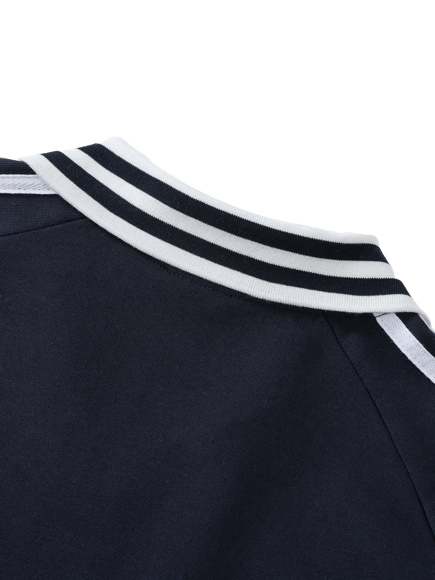 Edge Contrast Collar Sweatshirt
