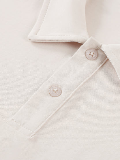 Modern Paneled Polo Shirt