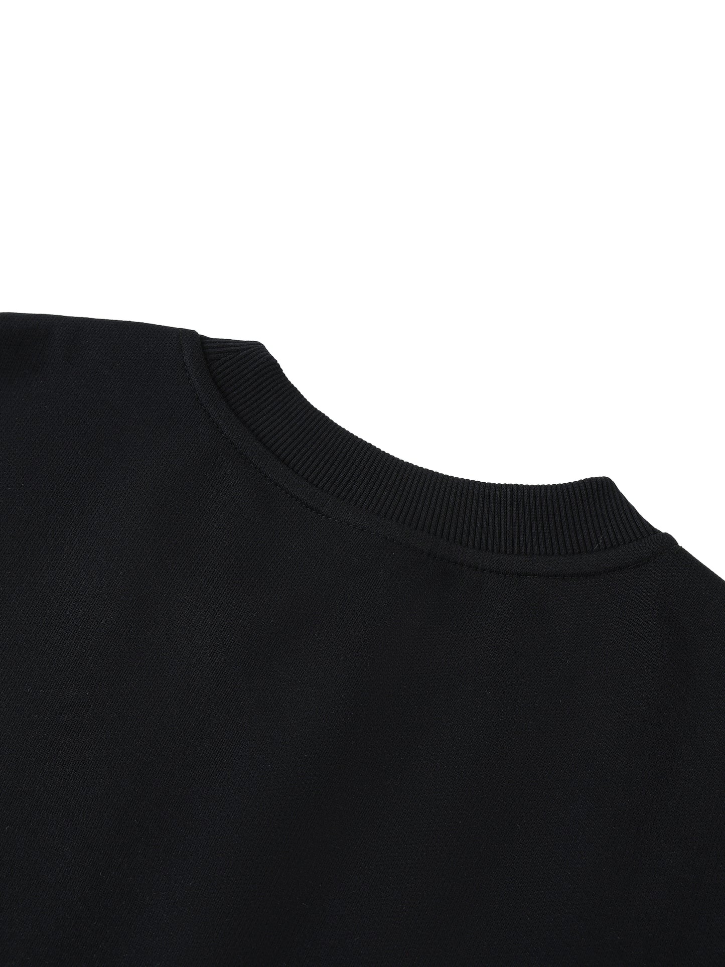 Oversized tape-stripe sweatshirt (crew)