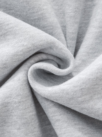 Outlined-stitch hoodie
